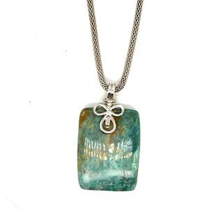 Rectangular Turquoise Necklace